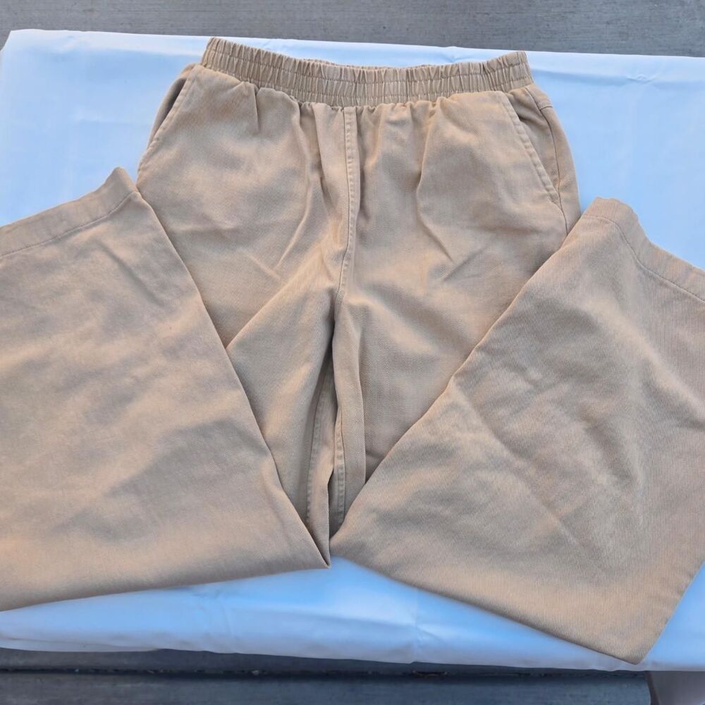 Unbranded Women's Tan and Cream Trousers